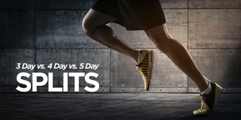 3 day vs 4 day vs 5 day split workouts