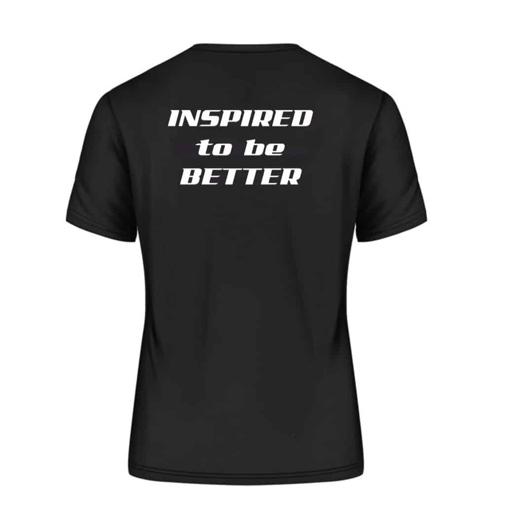 Cotton Tee black back
