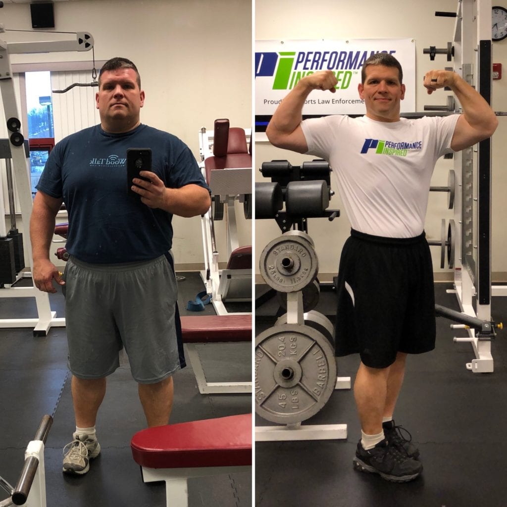 before and after weight loss transformation